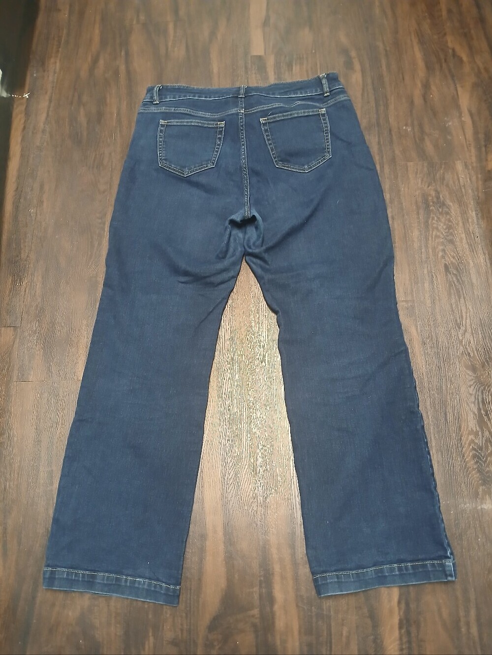 Michael Kors Dark Blue Straight Leg Jeans - Picture 3 of 6